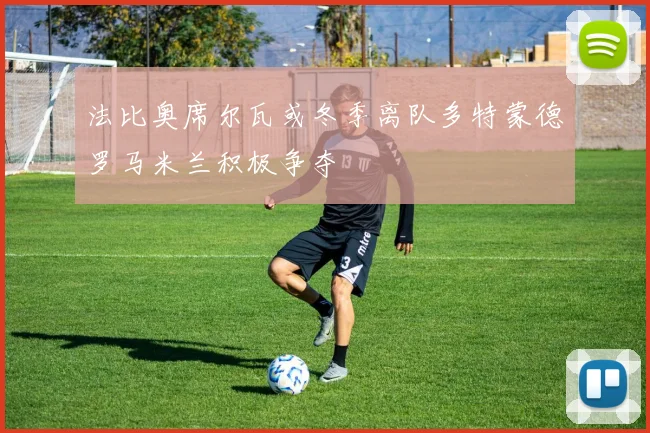 法比奥席尔瓦或冬季离队多特蒙德罗马米兰积极争夺